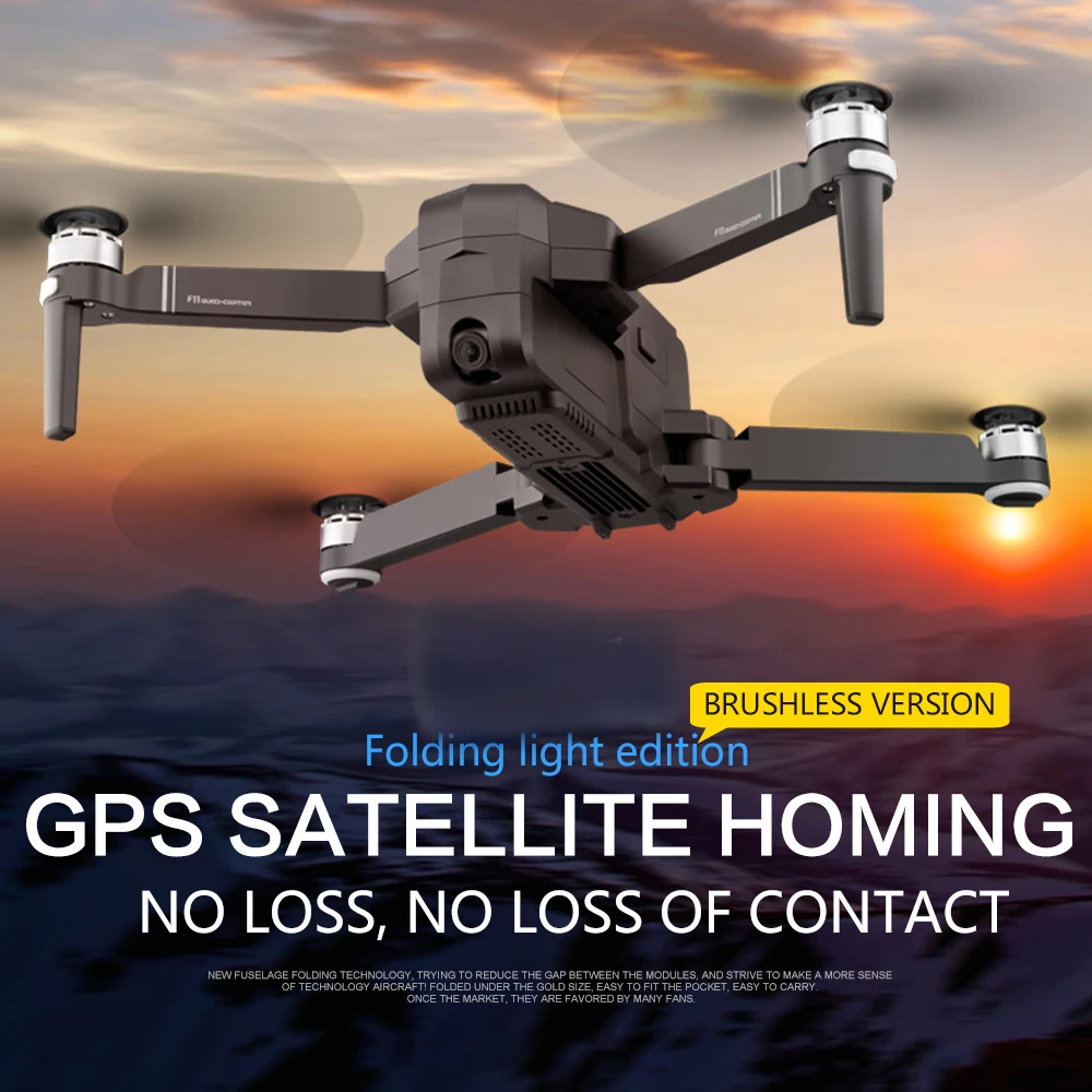 OTPRO F1 gps Дрон с Wifi FPV 1080P камера бесщеточный Квадрокоптер 25 минут время полета управление жестами складной Дрон RC дроны