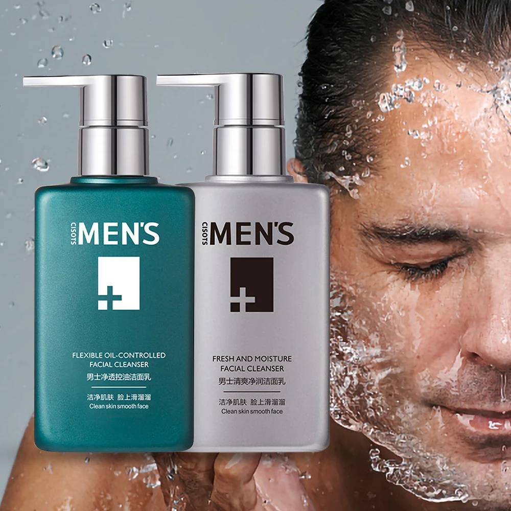 Пенопластовое очищающее средство для лица мужчин с гиалуроновой кислотой