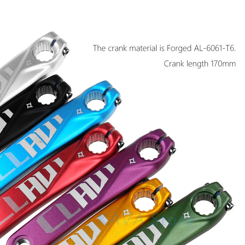 

Mountain Bike 104BCD Crankset Aluminum Alloy Bike Crank Sprocket MTB Bicycle 170MM Crank Chainwheel Bottom Bracket Parts For