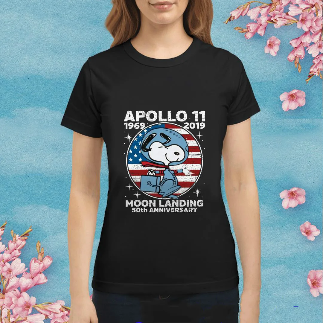 

Apollo 11 1969 2019 Moon Landing 50th Anniversary Women's T Shirt