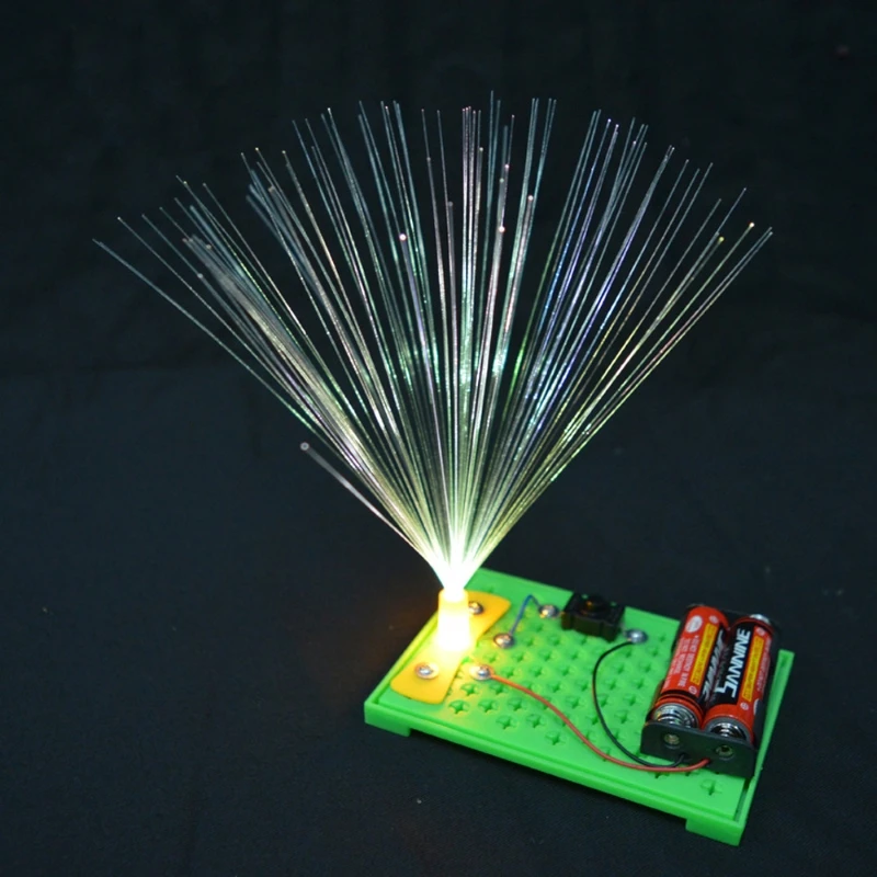 

Kids Science Experiment Kits Colorful Fiber Optic Lights Educational Toy DIY