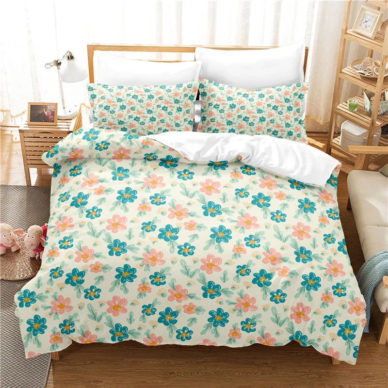 

Floral Bedding Set Duvet Cover Set 3d Bedding Digital Printing Bed Linen Queen Size Bedding Set Fashion Design