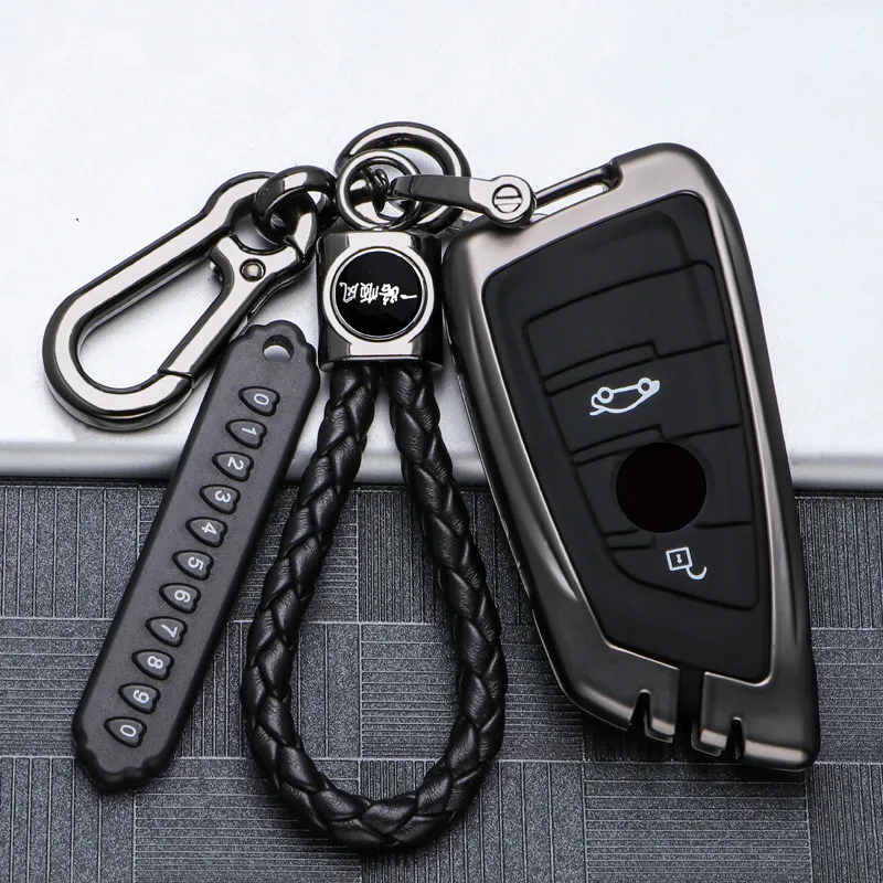 

Чехол для ключа автомобиля, из оцинкованного сплава, для BMW X1 X5 X5M X6 X6M 2/7