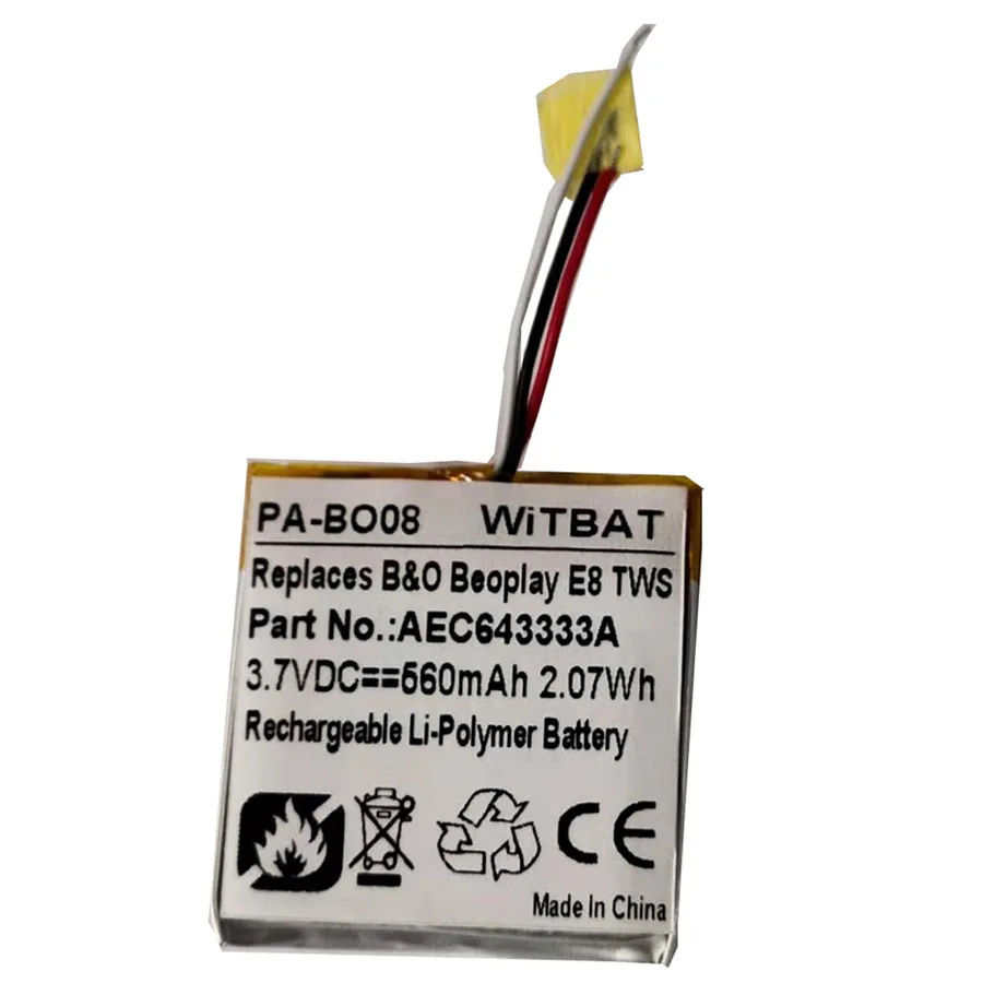 

Аккумулятор PANFU для беспроводной гарнитуры B & O Beoplay E8 TWS AEC643333A