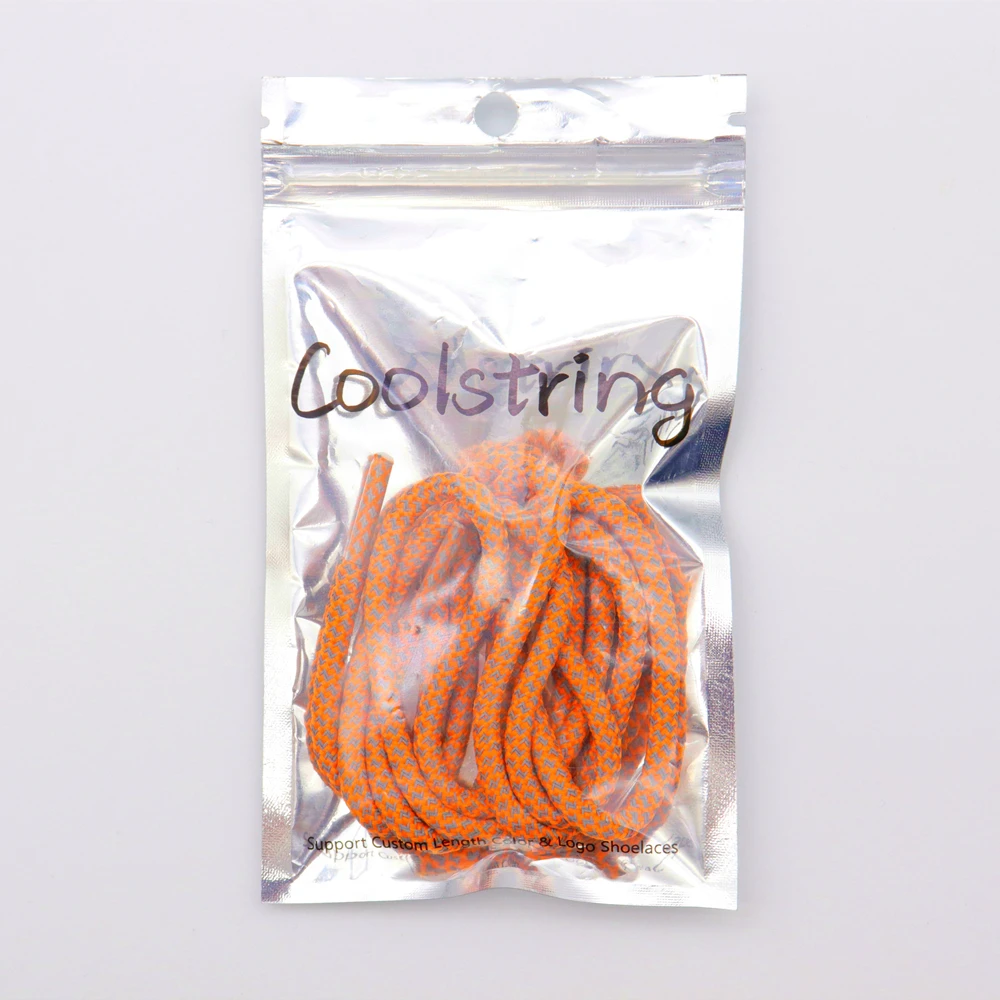 Coolstring крутой изюминкой 3 м круглые светоотражающие шнурки для обуви атлетические