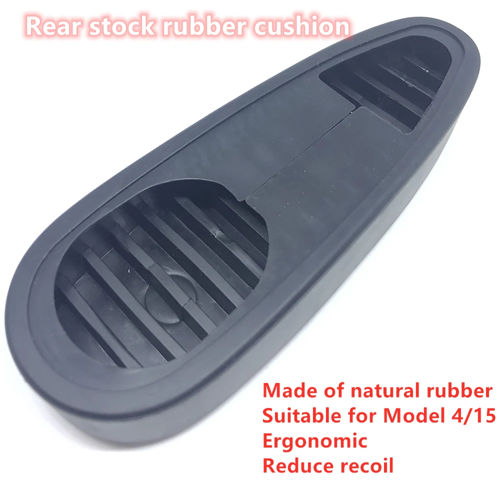 

Magorui Rubber Combat Buttpad Anti-slip Stock Buttpad For AR15/M4 Rifle Recoil Buttpad