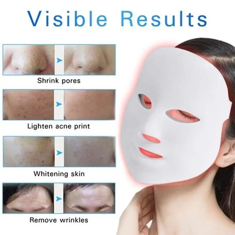 

Seven-color light mask led mask beauty instrument micro electric mask instrument beauty mask colorful mask spectrometer