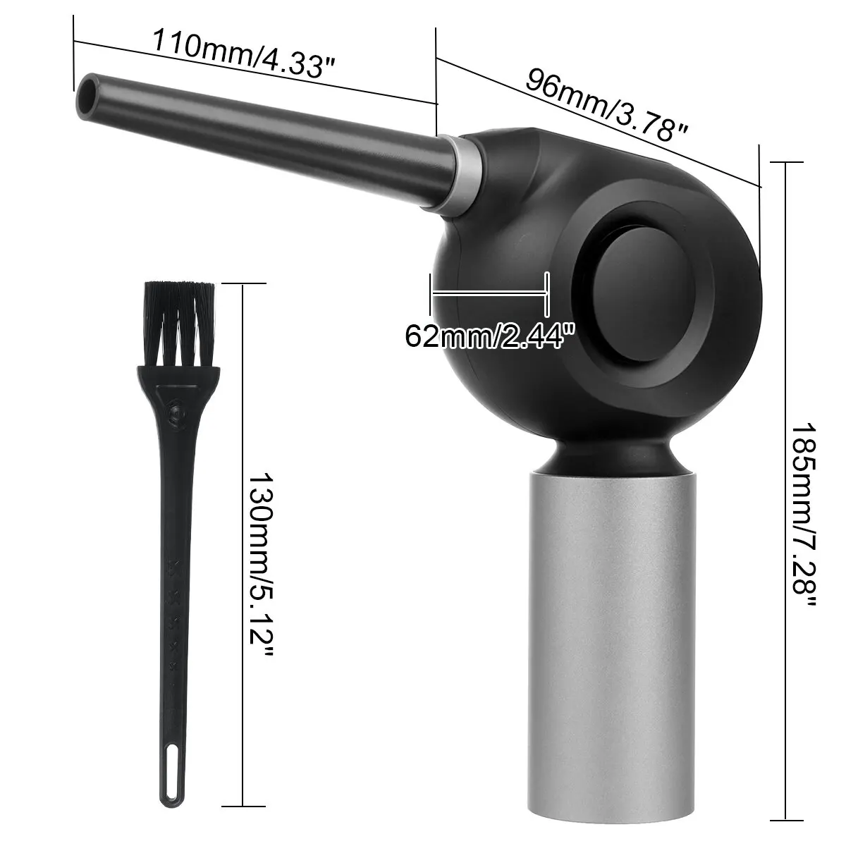 

Cordless Handheld Air Duster For Computer Cleaning Replaces Compressed Spray Gas Cans Rechargeable Cleaner Blower