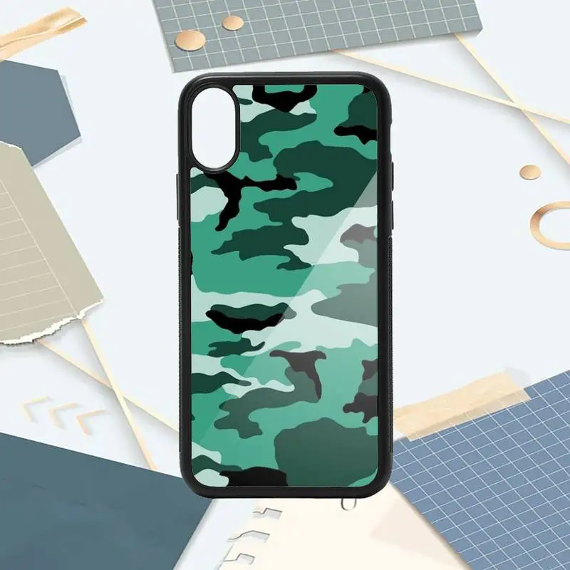 

Camouflage Pattern Camo military Army Phone Case PC for iPhone 11 12 pro XS MAX 8 7 6 6S Plus X 5S SE 2020 XR
