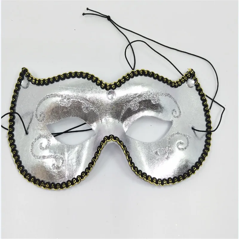 Сексуальная маска для косплея EVA блестящая пудра лицевая в виде кошки женщин