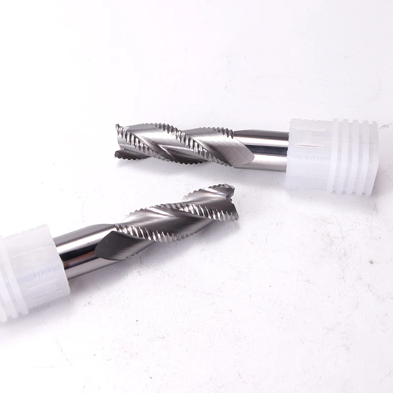1 шт. Концевая фреза для черновой обработки алюминия HRC55 3 канавки 4 мм 6 8 10 12 |
