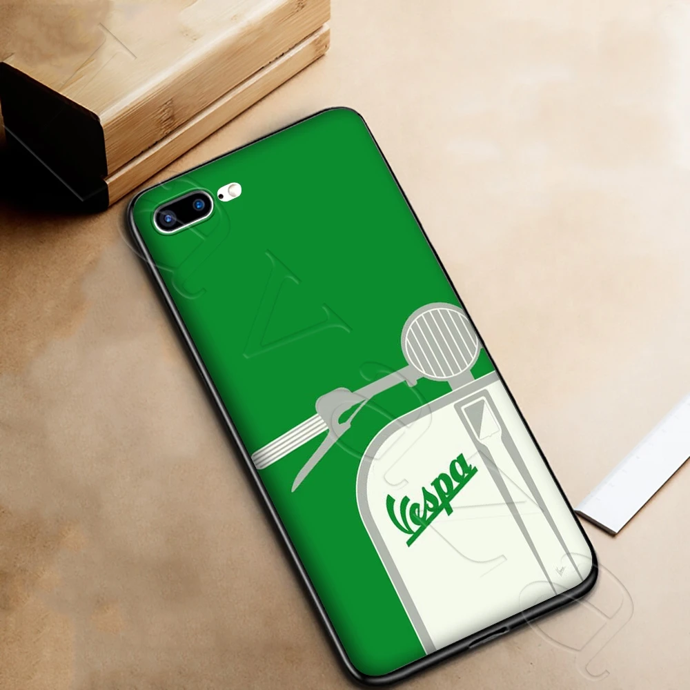 Силиконовый мягкий чехол Lavaza Vespa Scooter для iPhone 12 Mini 11 Pro XS Max XR X 8 7 6 6S Plus 5 5S SE |