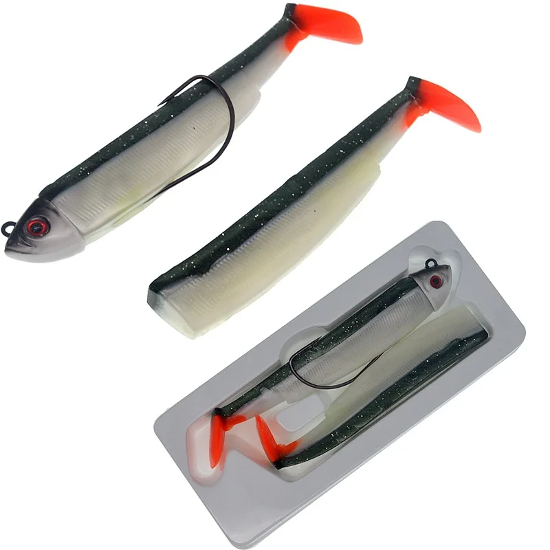 

15g 30g Soft Bait Handmade Soft Lures 95mm Silicone Bait Wobblers Leurre Souple Lead Jig Bait Bass Pike Fishing