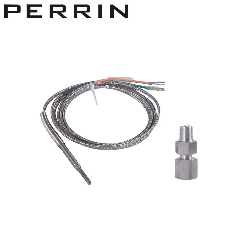 Exhaust gas Temp sensor 2m EGT K Type Thermocouple Probe Temperature Sensors Threads Sensor | Автомобили и мотоциклы