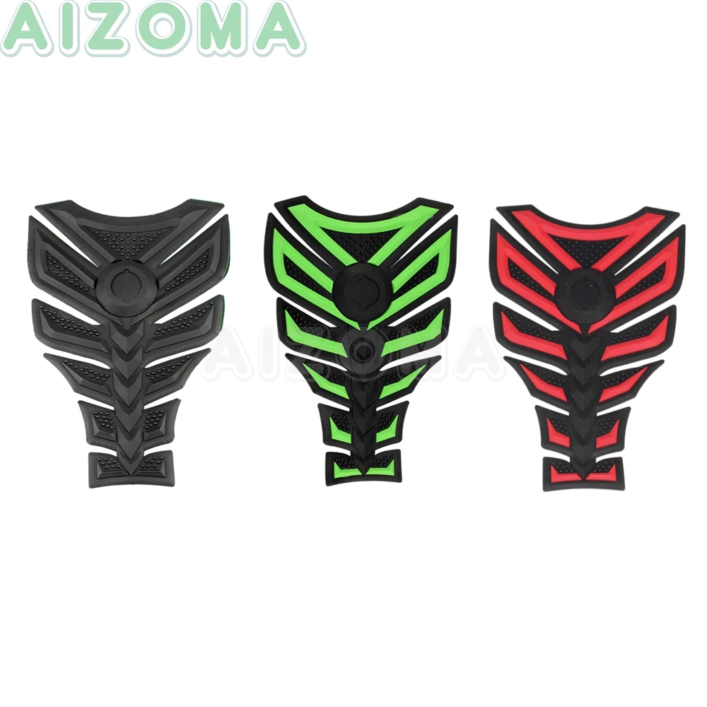 

3D Style Motorcycle Waterproof Oil Gas Tank Stickers Rubber Pad Universal for HONDA KAWASAKI Two Layers Fuel Tank Protector