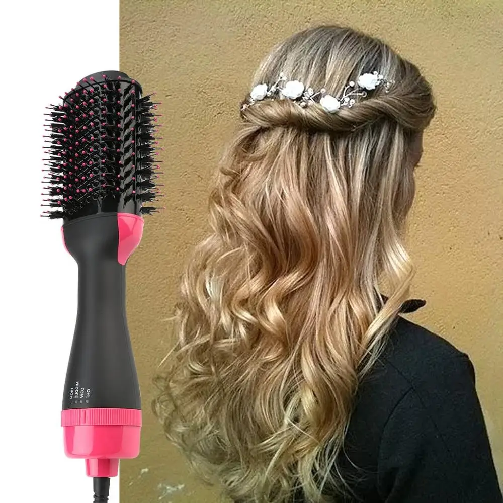 

Hair Dryer Comb Multifunctional Infrared Negative Ion Hot Air Comb Straight Hair Curling Comb