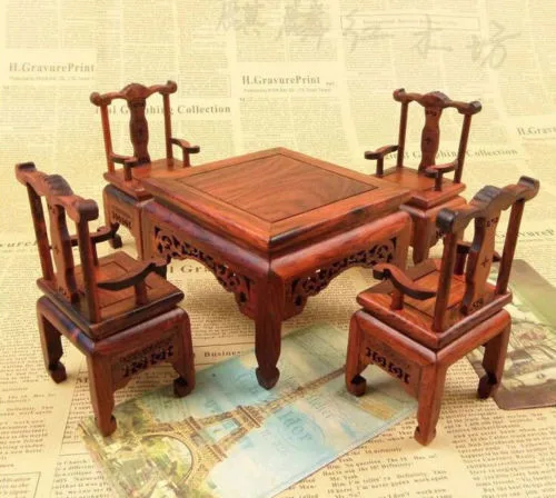 

A collection of exquisite Chinese furniture, mahogany chairs and decorative tables