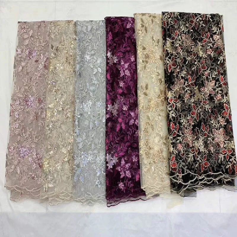 Новая сетчатая ткань для вышивки высококачественная подходящая свадебного