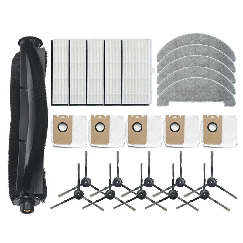 

Mop Cloth HEPA Filters Side Brushes Dust Bag for VIOMI S9 Vacuum Cleaning Brush Replacement Parts Accessories