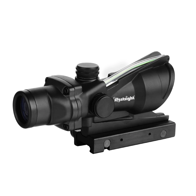 Оптика ACOG 4X32 оптика из настоящего волокна красная точка с подсветкой шеврон