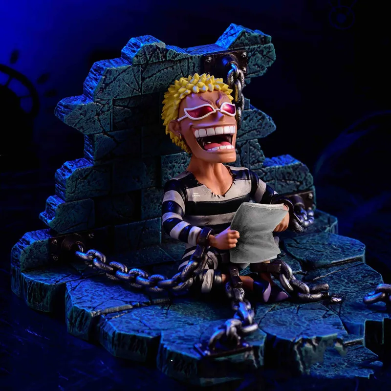 Фигурка игрушечная YZ Аниме One Piece сидячее кресло приманка донкиксот фламинго нить