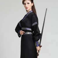 tang dynasty ancient costumes hanfu dress women chinese swordsman costume clothing lady national black hanfu outfit ethnic wear