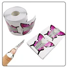 100 шт. формы для наращивания ногтей, наклейки, держатель для ногтей для акриловых типсов, форма для французского маникюра, инструменты для наращивания, лазерная бабочка