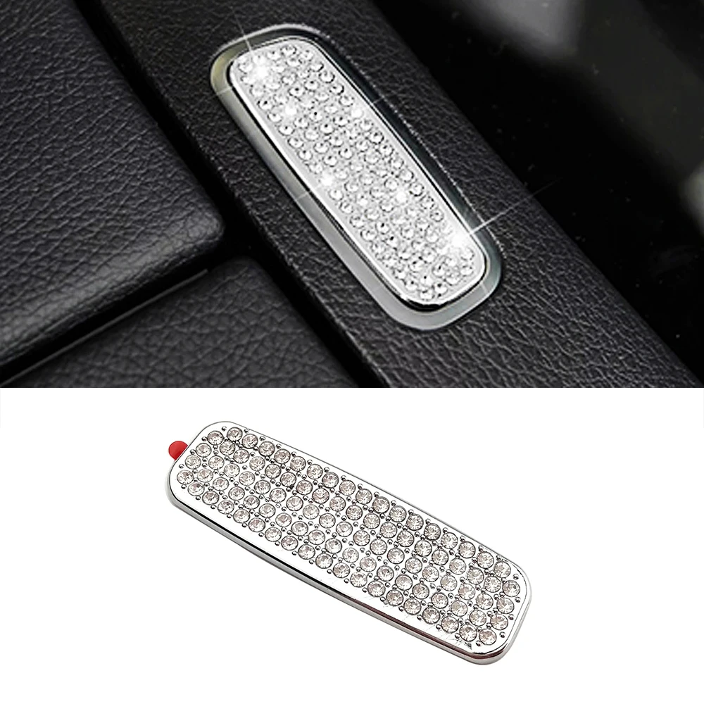 

For Mercedes Benz B Class W247 2018 2019 2020 B180 B200 B220 B250 Center Armrest Storage Box Switch Button Crystal Trim