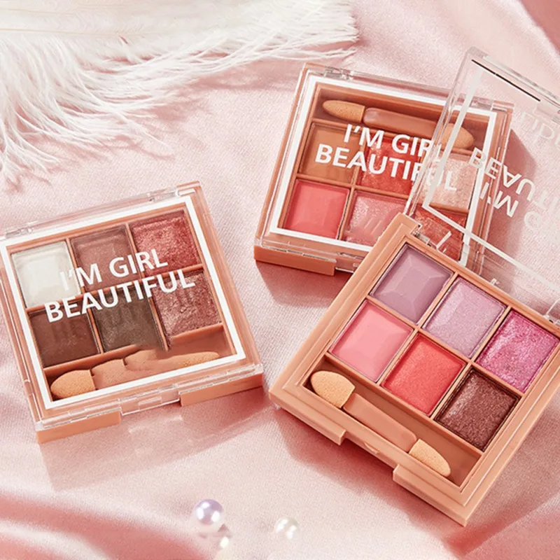 Дикий 6 Цвет тени для век Водонепроницаемый и стойкость к воздействию пота мульти