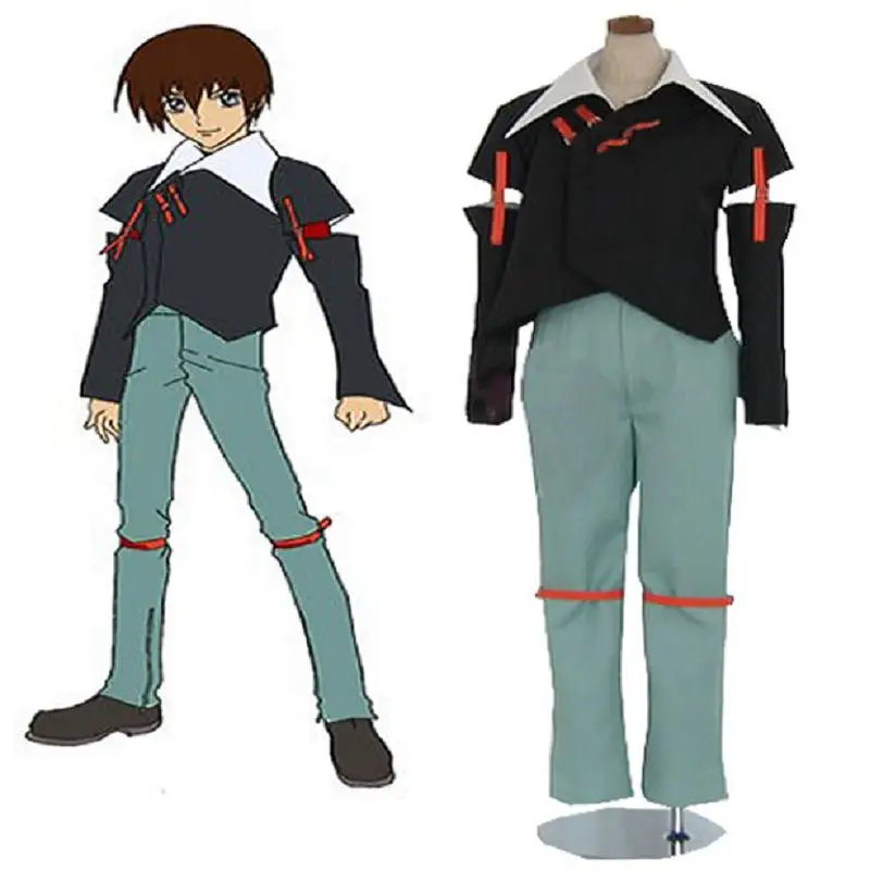 

Unisex GUNDAM SEED Kira Yamato Cosplay Costumes Sets Suit
