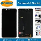 Оригинальный ЖК-дисплей для Nokia 3,1 Plus, ЖК-дисплей 1118 Plus, TA-1104, 1125, 1117, 1113, 1115, сенсорный экран с дигитайзером в сборе, замена