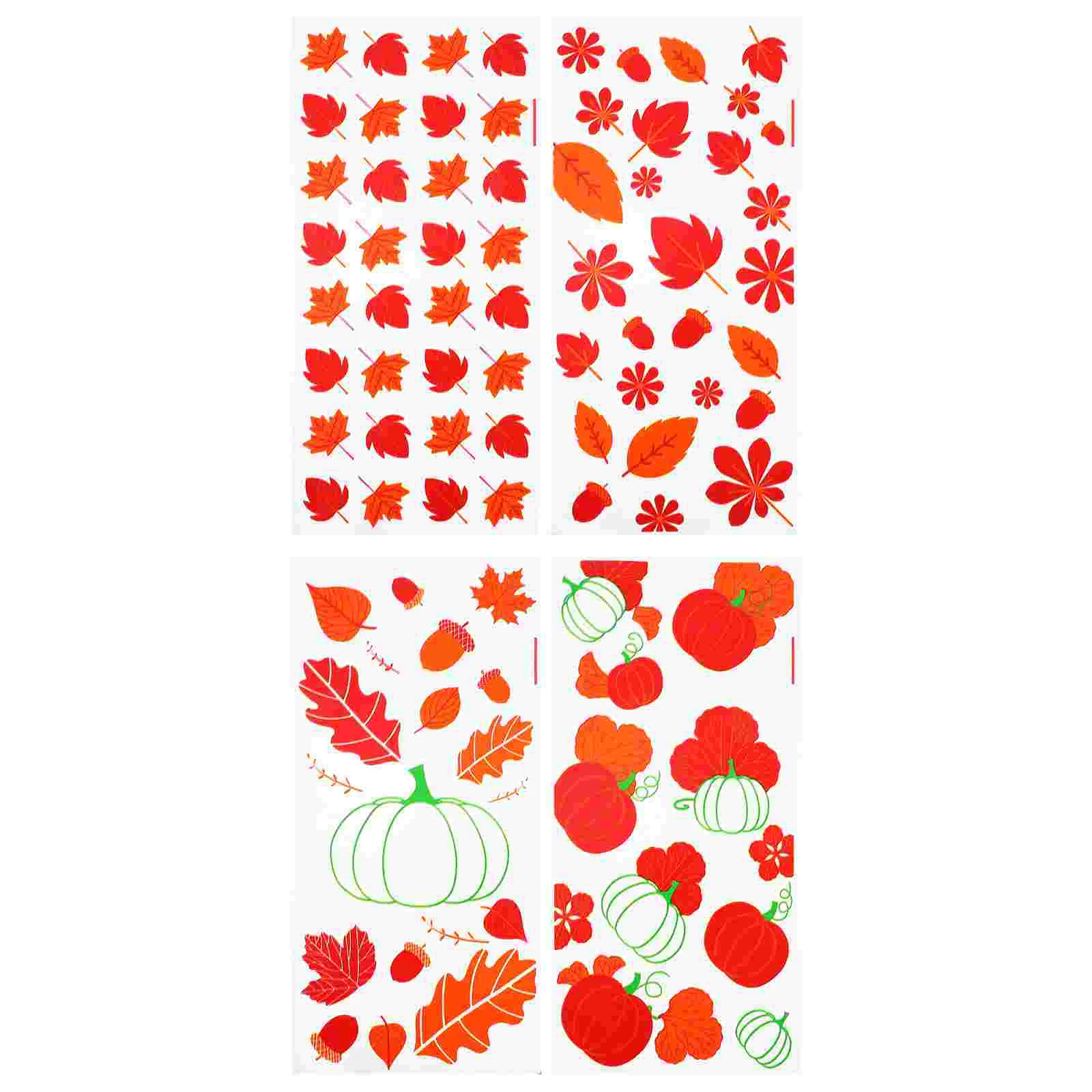 

100pcs Maple Pumpkin Pattern Candy Bags Package Storage Pouches