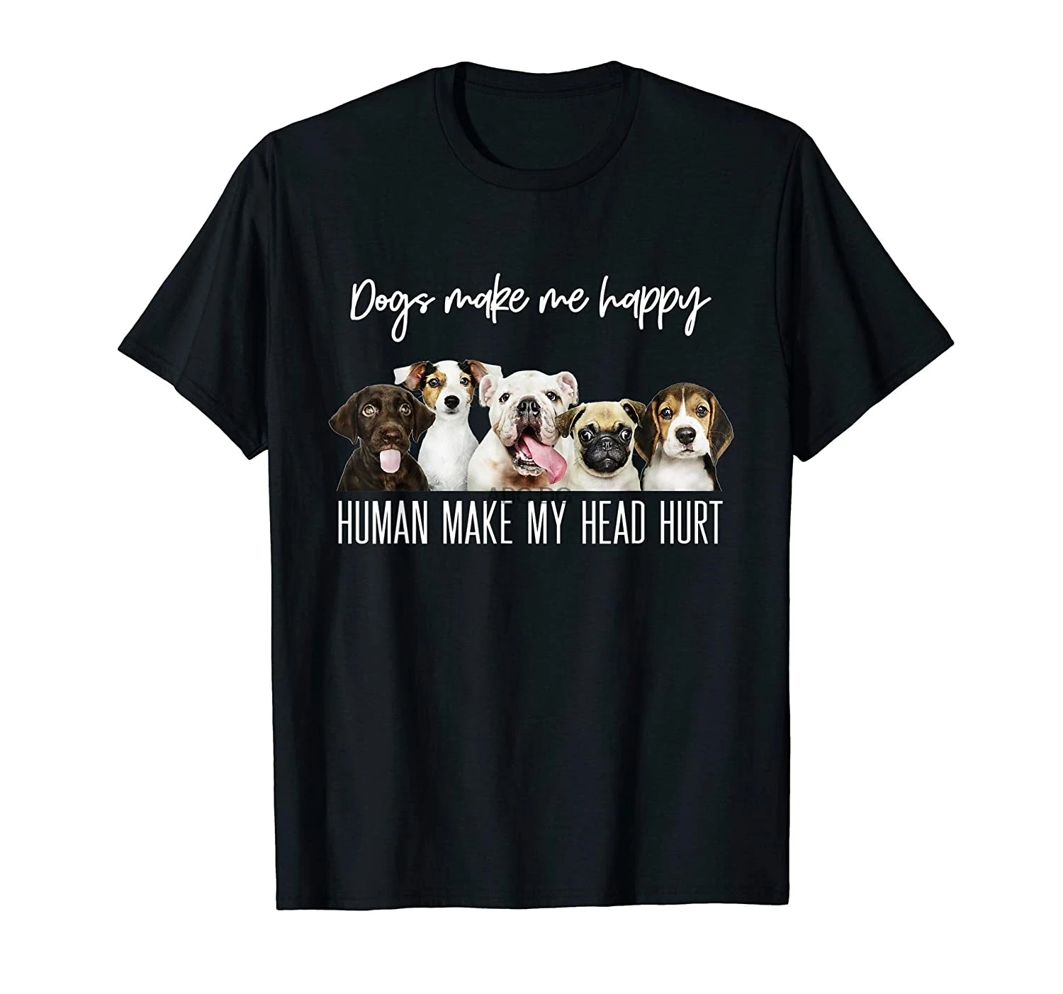 

Рубашка dog make me happy shirt-подарок собаке маме или папе