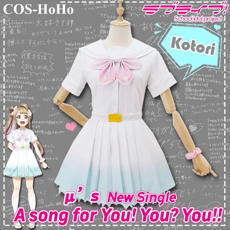 

COS-HoHo Anime Lovelive μ's New Single 8th A Song For You ! Rin Kotori Maki All Members SJ Lolita Dress Uniform Cosplay Costume