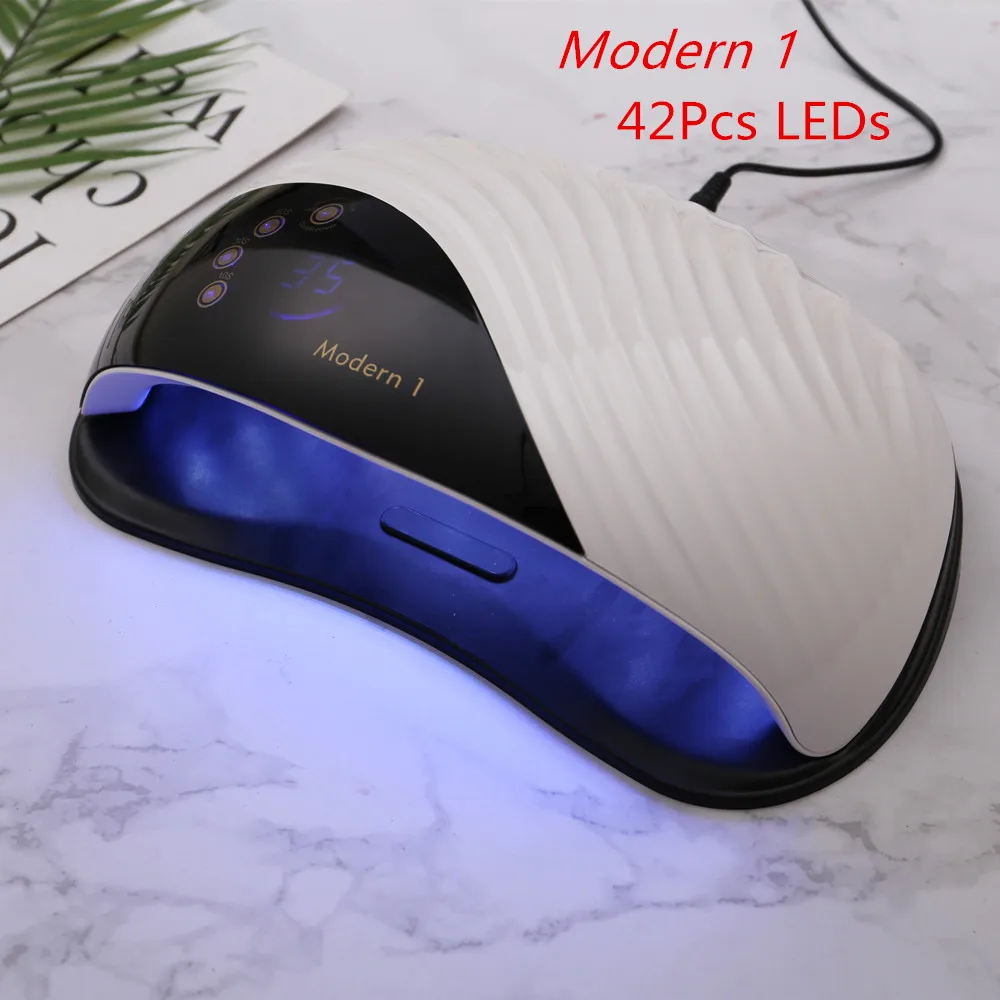 УФ светодиодный лампа для маникюра Сушилка ногтей со встроенным охлаждающим