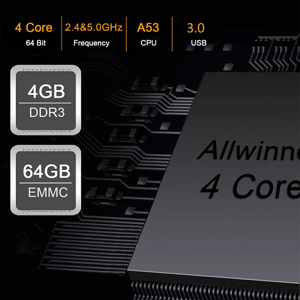 Смарт-ТВ приставка EACHLINK H6 MAX Android 9,0 Allwinner H6 4K медиаплеер 6K HDR H.265 BT4.1 4 GB/64 GB 2,4G/5G WiFi приставка android Smart