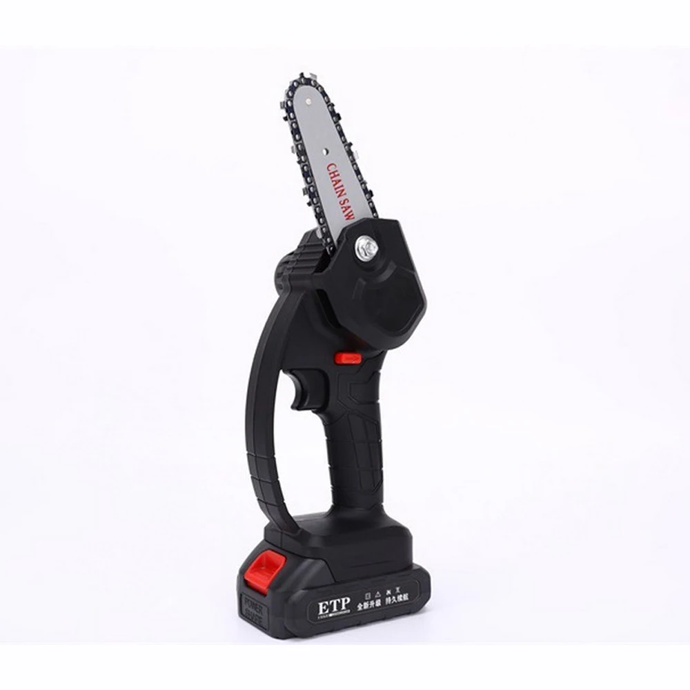 

4 Inch 21V Mini Pruning Saw Electric Chainsaws for Fruit Tree Garden Trimming with 2PC Lithium Battery Rechargeable Garden Tool