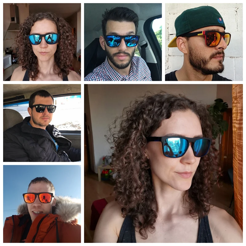 QUESHARK цветные велосипедные солнцезащитные очки поляризационные дорожные