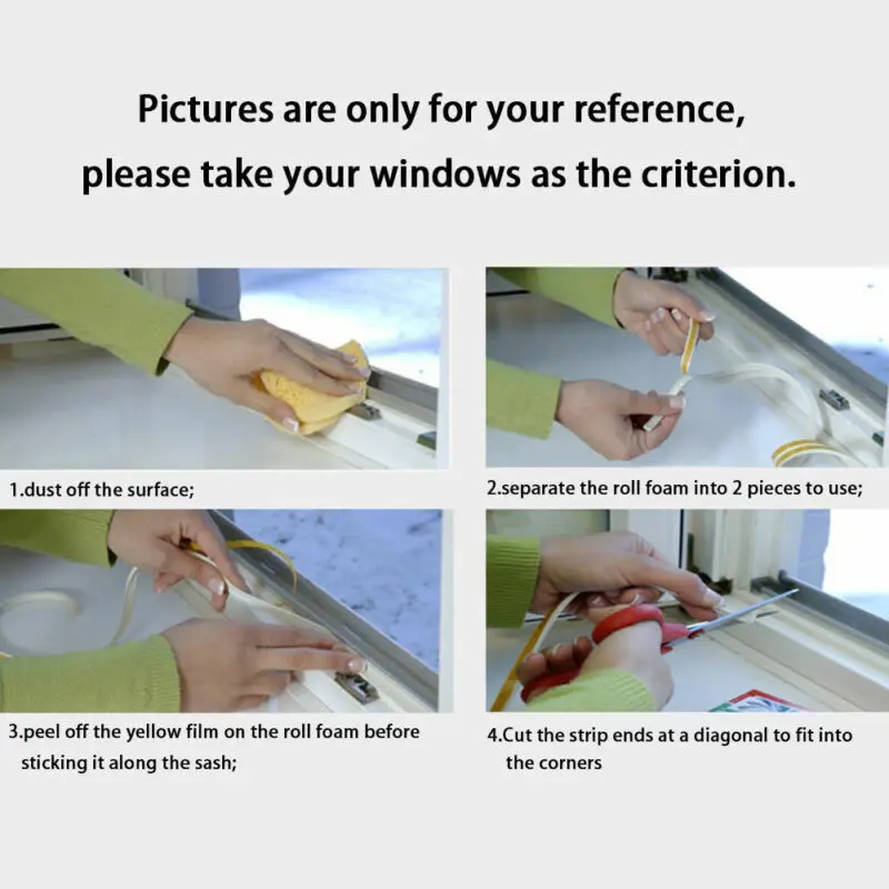 Новинка 2020 самоклеящаяся резиновая уплотнительная лента для дверей и окон