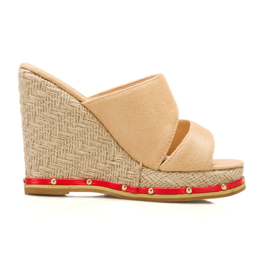 Platform Sandals High Heels Women Shoes Wedges Gladiator Woman Plus Size 34 - 40 41 42 43 44 45 46 47 48 49 50 | Обувь