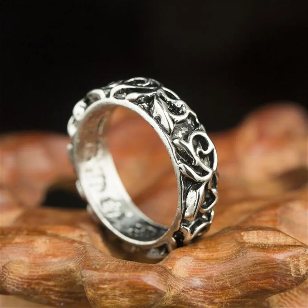 

2020 new cross pattern domineering ring male retro titanium steel hipster hip-hop rock party locomotive accessories jewelry gift