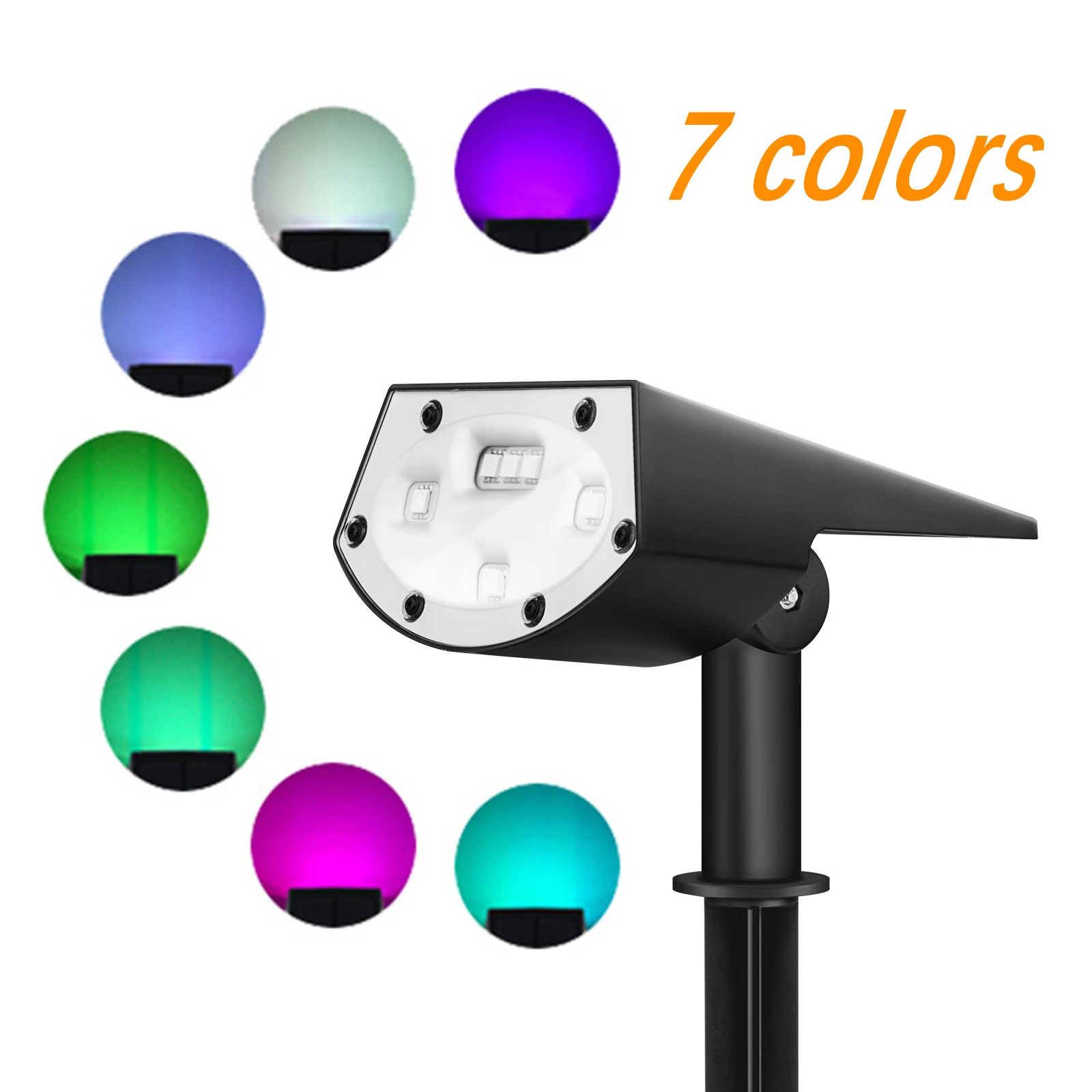 

Powered Wall Light, IP65 Waterproof Solar Solar Landscape Spotlights 2-in-1 Wireless Outdoor Solar Light for Yard Garden