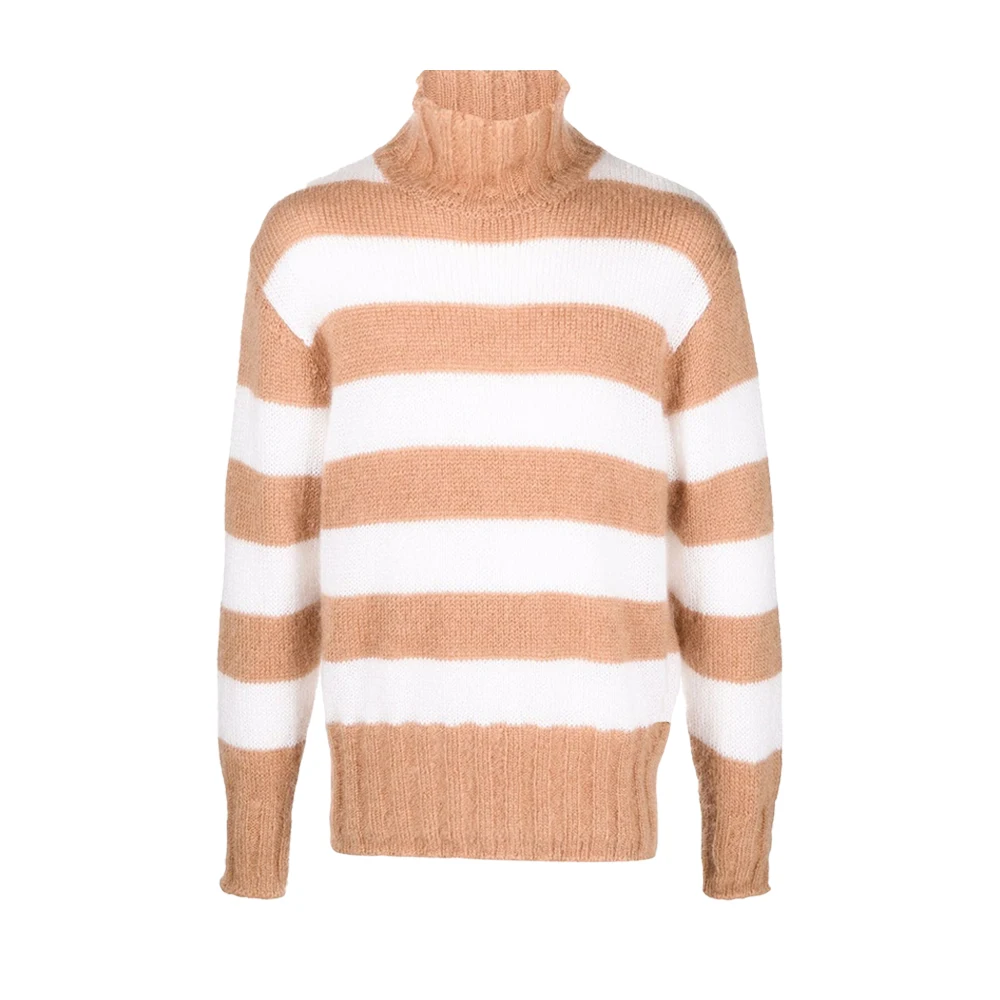 

WFMD Mr 21FW Новый двухцветный полосатый свитер # wfmr0060