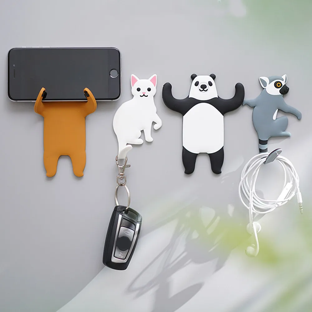 Комплект из 3 предметов одежда с принтом животными холодильник крючки станок и