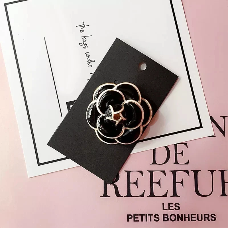 Лидер продаж модная брендовая брошь в виде капель камелии 5*5 см благородная