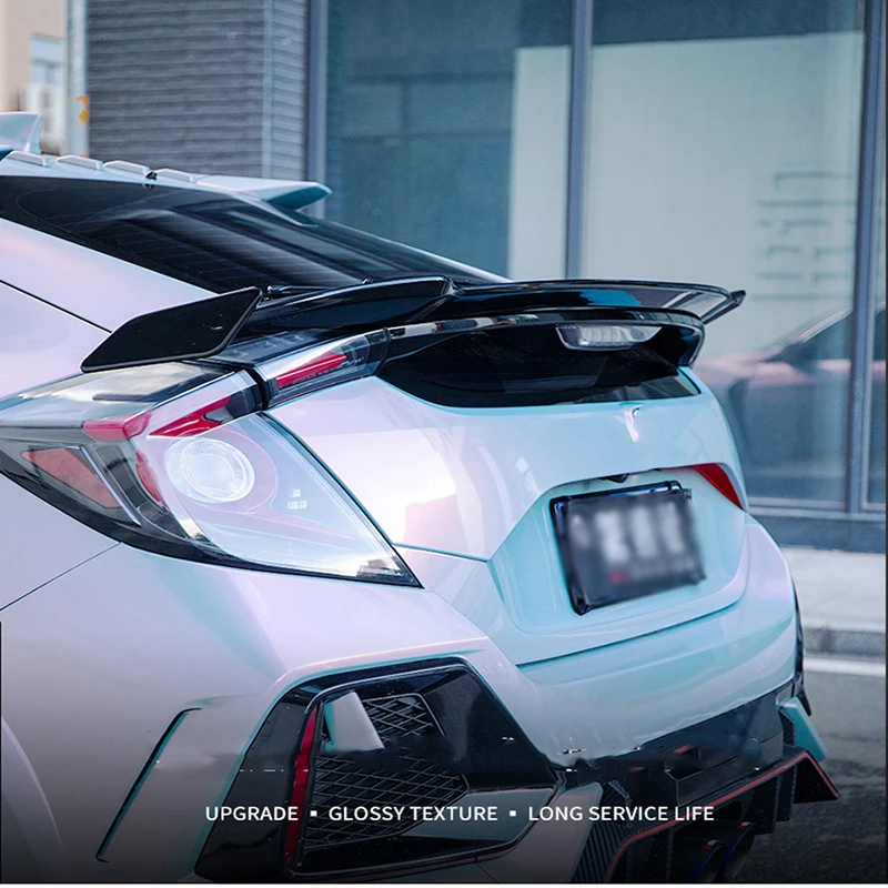 

For Honda hatchback Civic spoiler civic FK72016 2017 2018 2019 2020 2021 JDM modification rear tail without punching spoiler