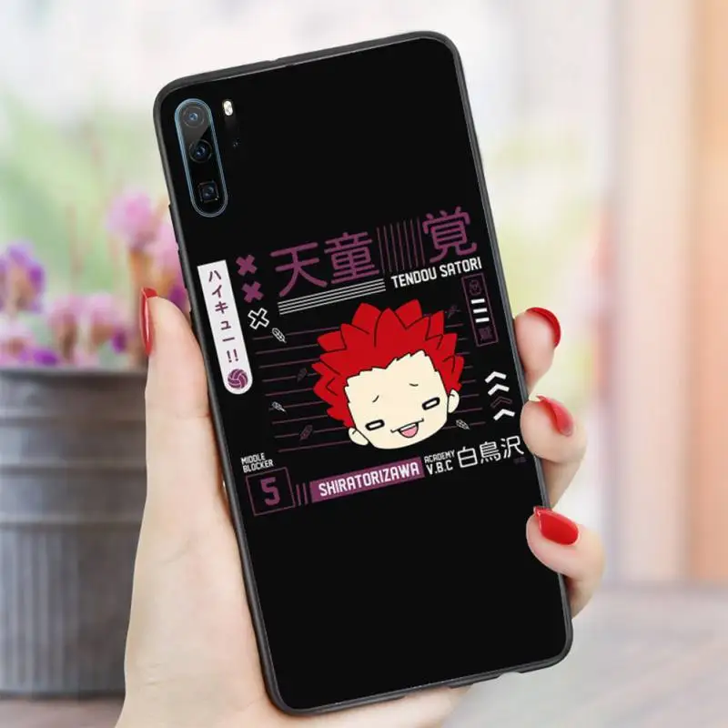 

Haikyuu Hinata Attacks Anime manga Phone Case For Huawei honor Mate P 10 20 30 40 i 9 8 pro x Lite smart 2019 nova 5t