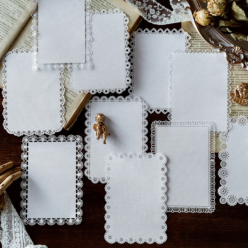 Кружевная бумага для скрапбукинга винтажные декоративные поделки Сделай сам