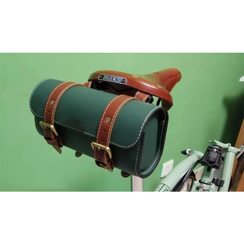 Кожаная сумка на руль велосипеда 2 цвета | Спорт и развлечения