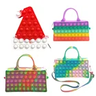 Новые игрушки-антистресс, сенсорная и силиконовая сумка для хранения, снижение давления, кошелек для монет